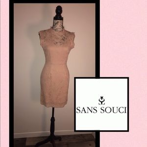 ⭐️SANS SOUCI PINK LACE SHEATH DRESS